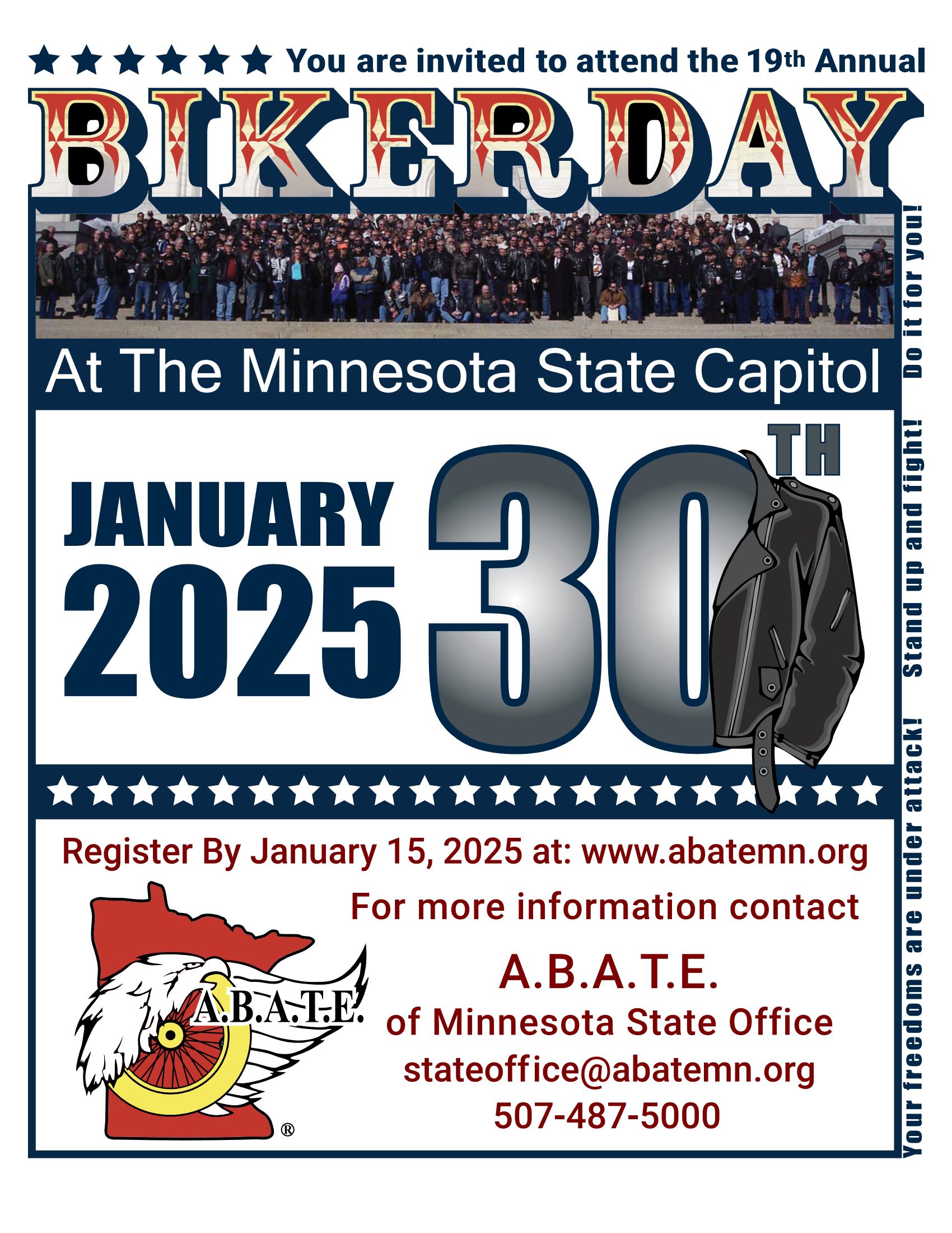 2025 Bikerday at the Capitol - January