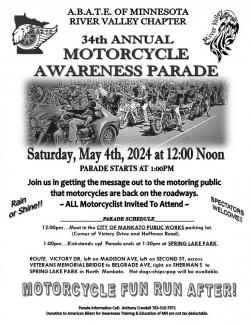 River Valley Chapter MC Awareness Parade - May