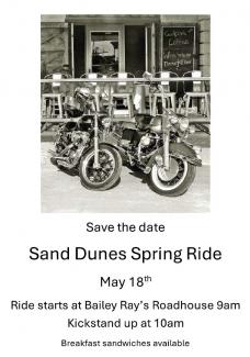 Sand Dunes Chapter Spring Ride - May