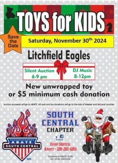 South Central Chapter Toys for Kids - November